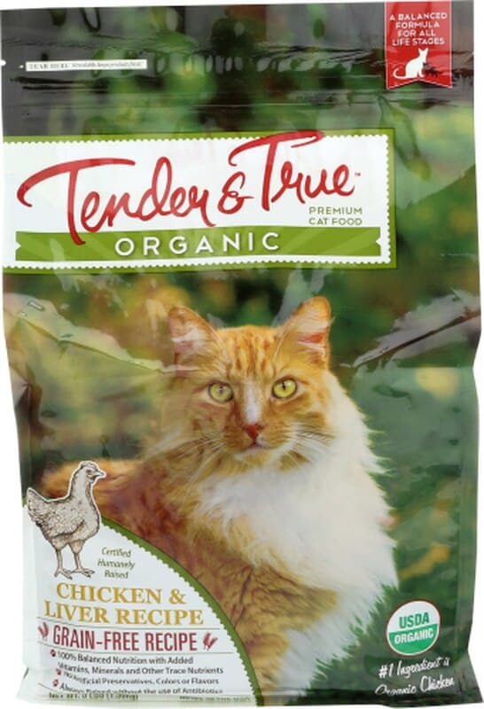 Tender & True Cat Food: Chicken & Liver Dry Recipe